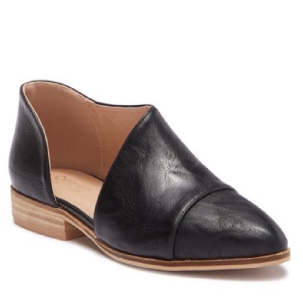 CATHERINE MALANDRINO Black flats NWOT